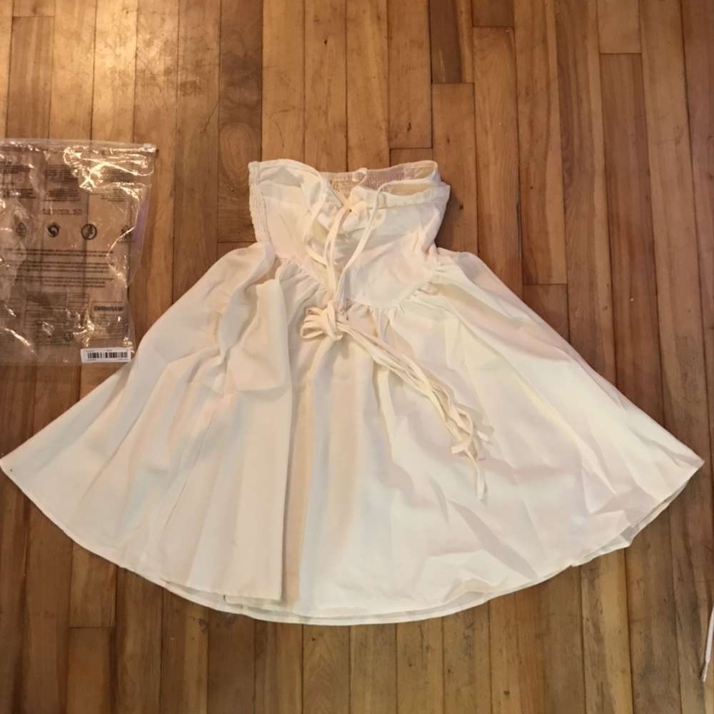 Apricot Color Summer Dress
